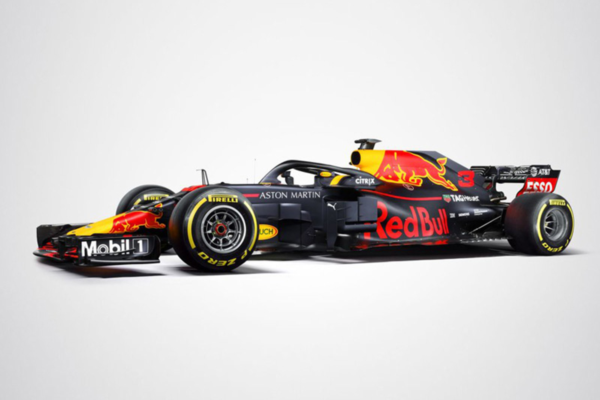 レッドブル・レーシング、RB14の正式カラーリングを発表