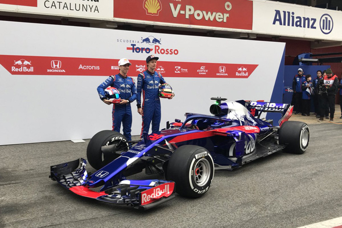 トロロッソ・ホンダ、2018年F1マシン『STR13』を正式発表