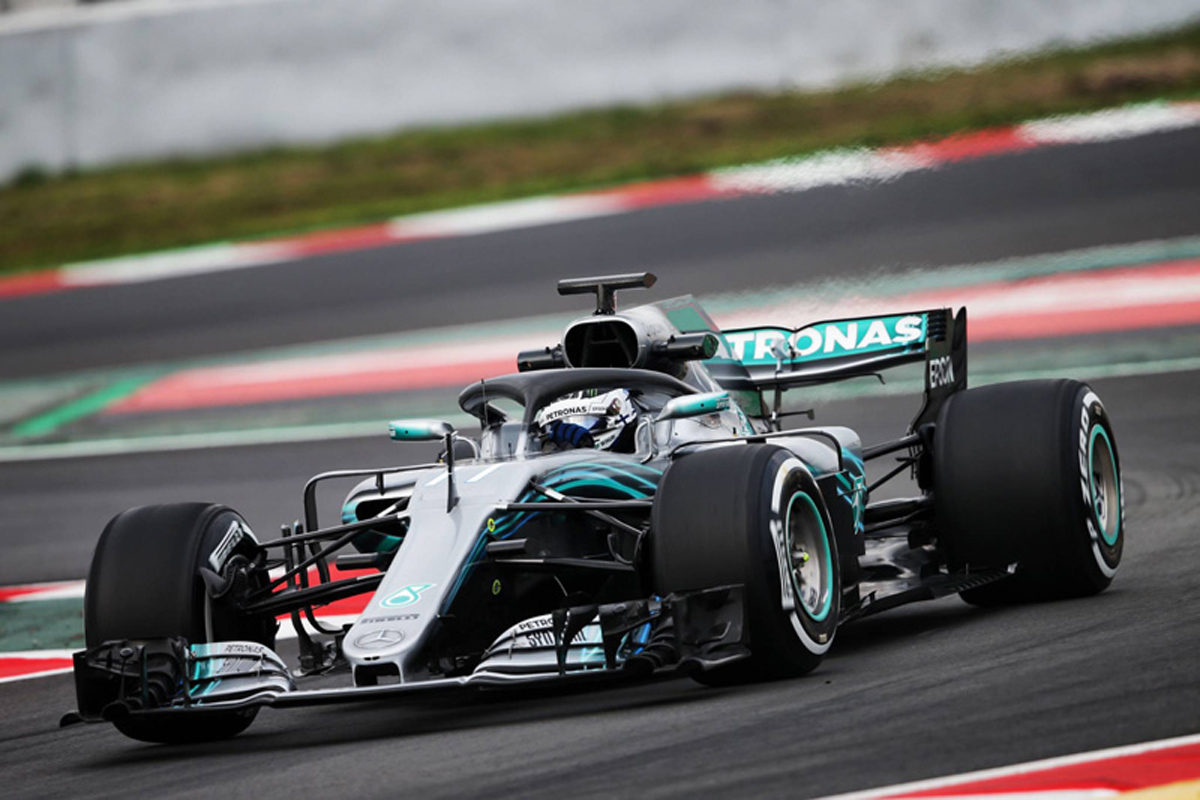F1バルセロナテスト2日目:バルテリ・ボッタスが午前のトップタイム