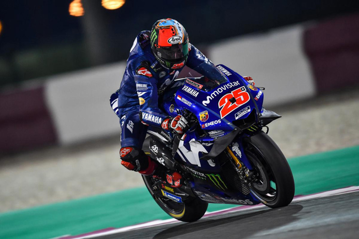 【MotoGP】 カタール公式テスト:M.ビジャーレスがトップ発進