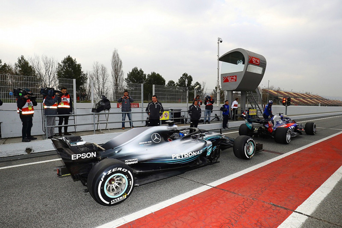 2018年 第2回 F1バルセロナ合同テスト ： ドライバー走行スケジュール