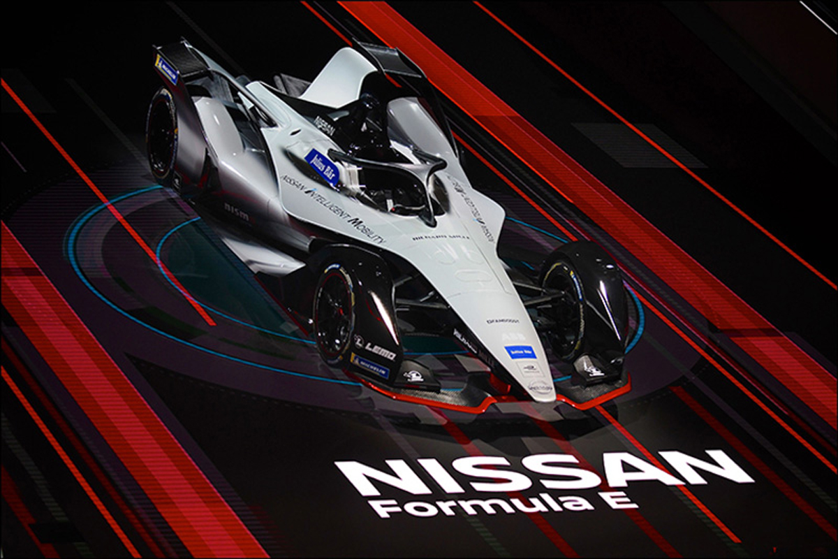 日産自動車、フォーミュラEの車両カラーリングを公開