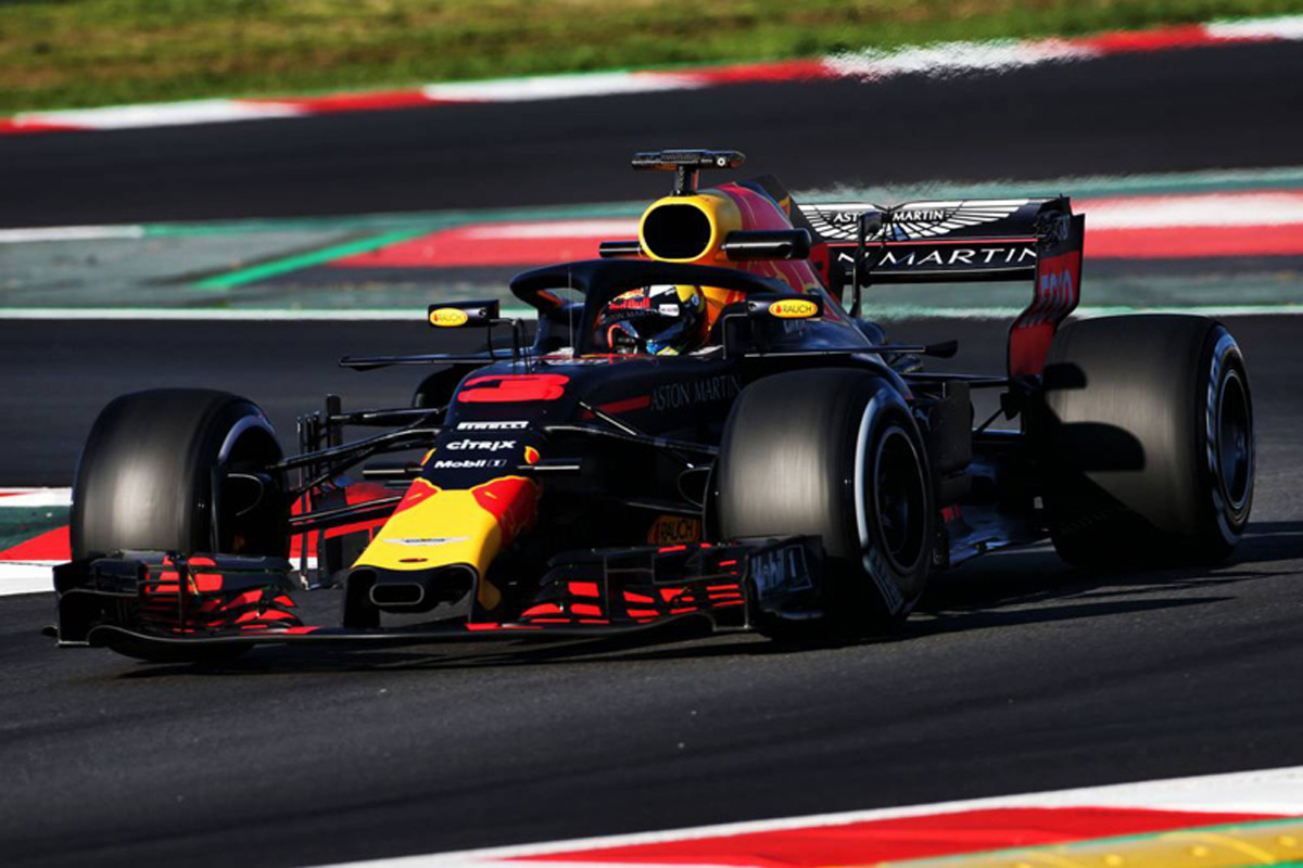 F1バルセロナテスト2日目：ダニエル・リカルドが午前のトップタイム