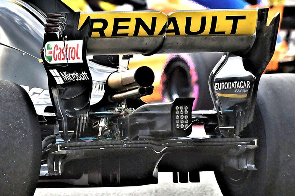 【F1】 FIA、ルノーのブロウン・リアウイングを調査