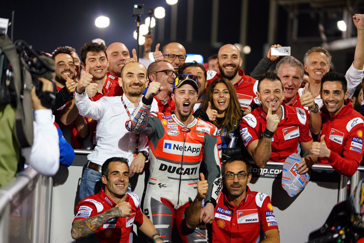 【MotoGP】 開幕戦カタールGP 結果:アンドレア・ドヴィツィオーゾが優勝