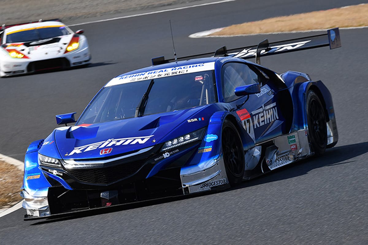 【SUPER GT】 公式テスト岡山 2日目：KEIHIN NSX-GTがトップタイム