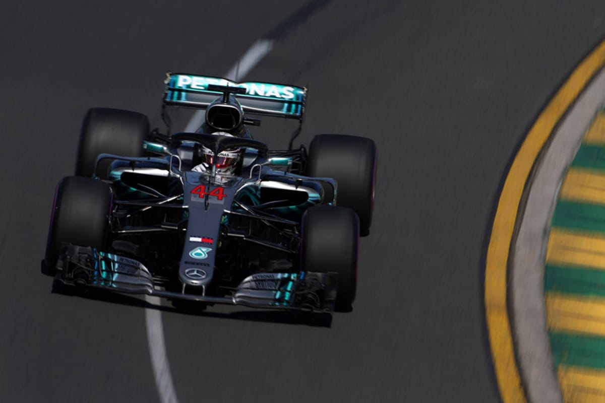F1オーストラリアGP フリー走行2回目：ルイス・ハミルトンが最速タイム