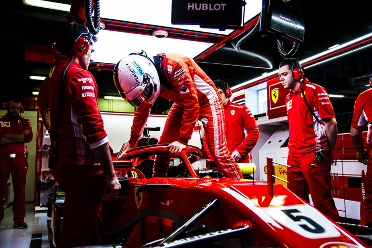 セバスチャン・ベッテル、フェラーリ SF71Hは「ローリア」と命名