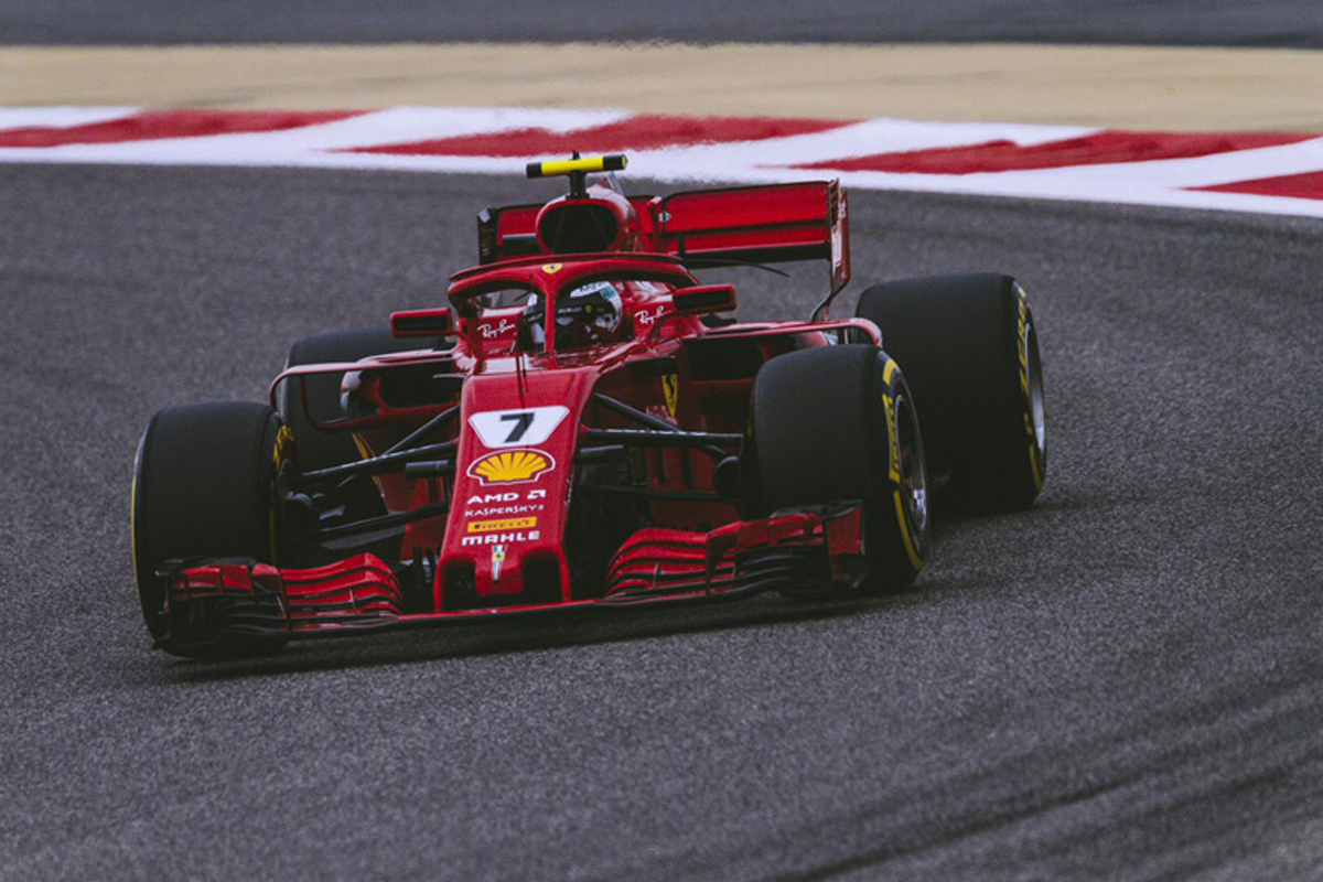 F1バーレーンGP フリー走行2回目:キミ・ライコネンがトップタイム
