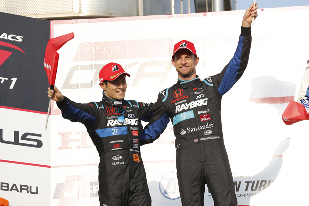 【SUPER GT】 ジェンソン・バトン 「いきなり表彰台に上がれて嬉しい」