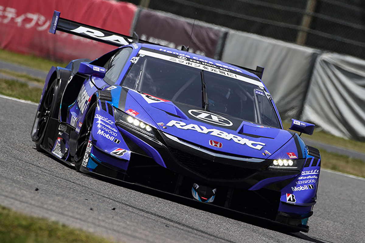 【SUPER GT】 公式テスト鈴鹿1日目:RAYBRIG NSX-GTのバトンが最速