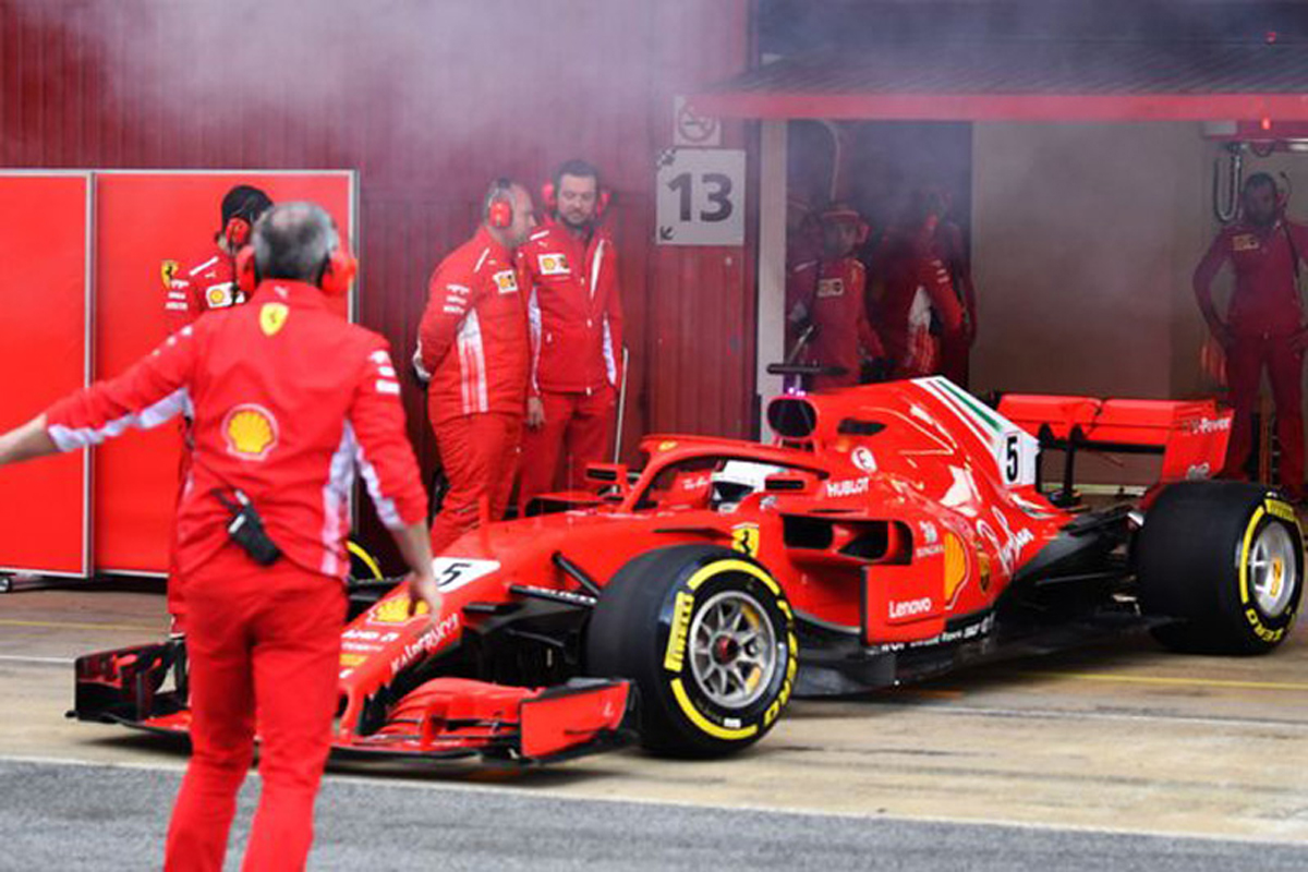 【F1】 FIA、フェラーリのエンジン始動時の発煙を問題視せず
