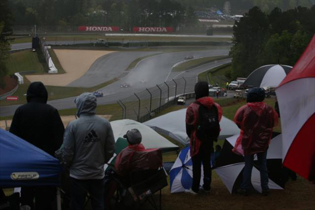 【インディカー】 第4戦アラバマ:降雨により中断、翌日に順延