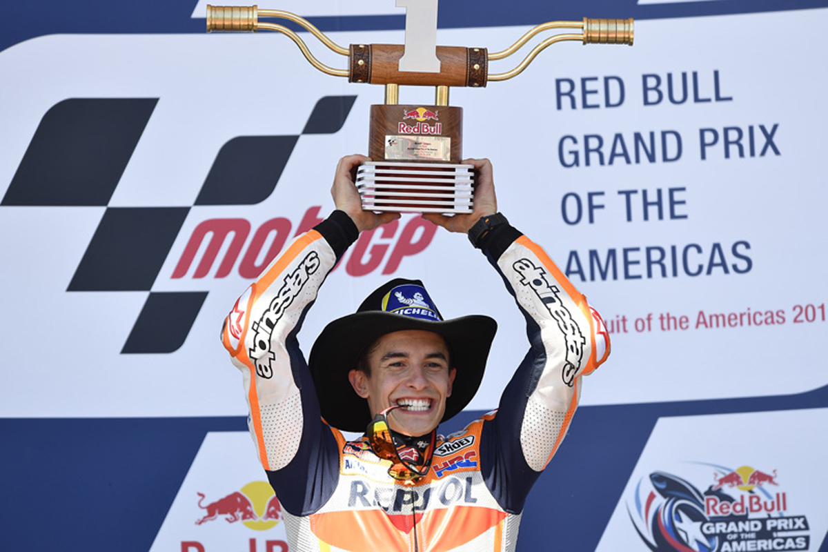 【MotoGP】 ホンダ、マルク・マルケスが今季初優勝でアメリカズGP6連覇