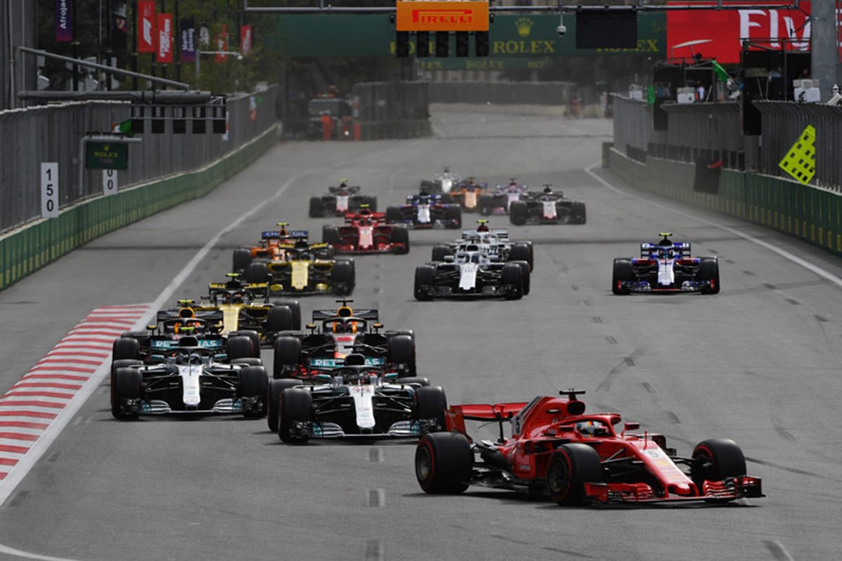 F1アゼルバイジャンGP 結果:ルイス・ハミルトンが逆転優勝!