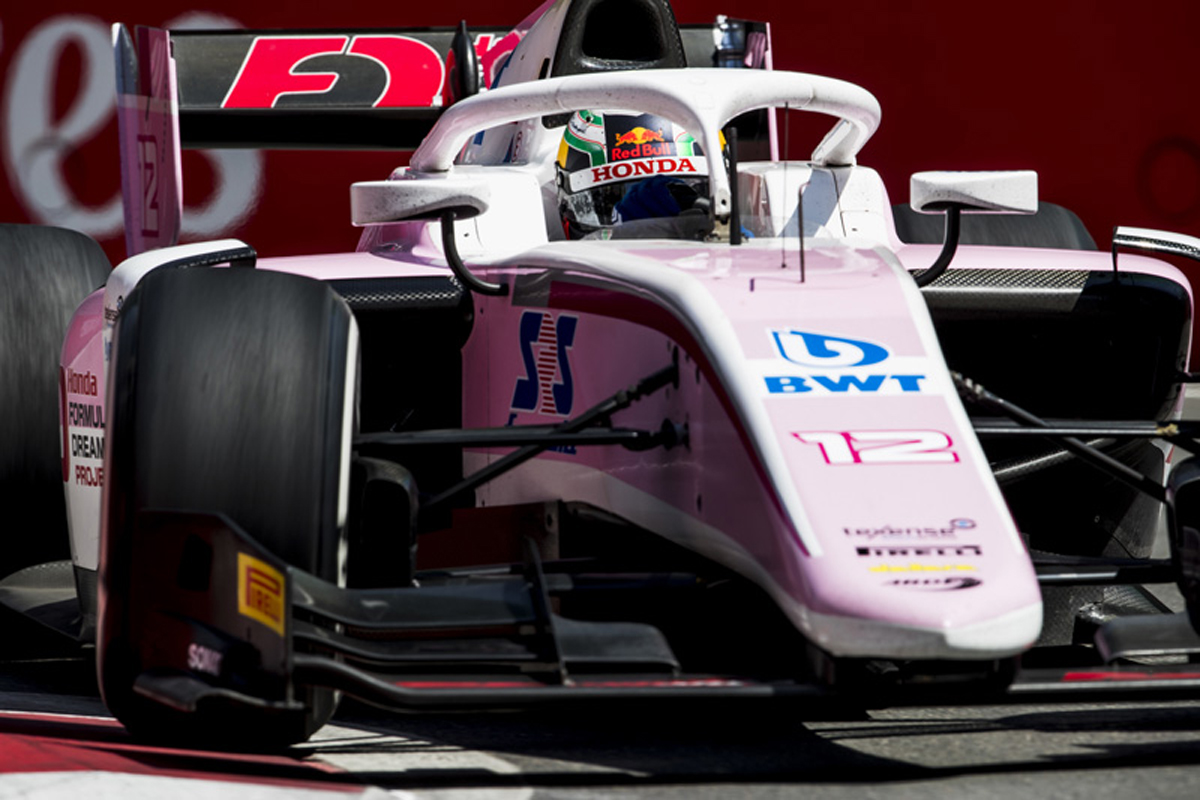 福住仁嶺(13位)「急にエンジンパワーがなくなった」 / F2 第2戦レース1