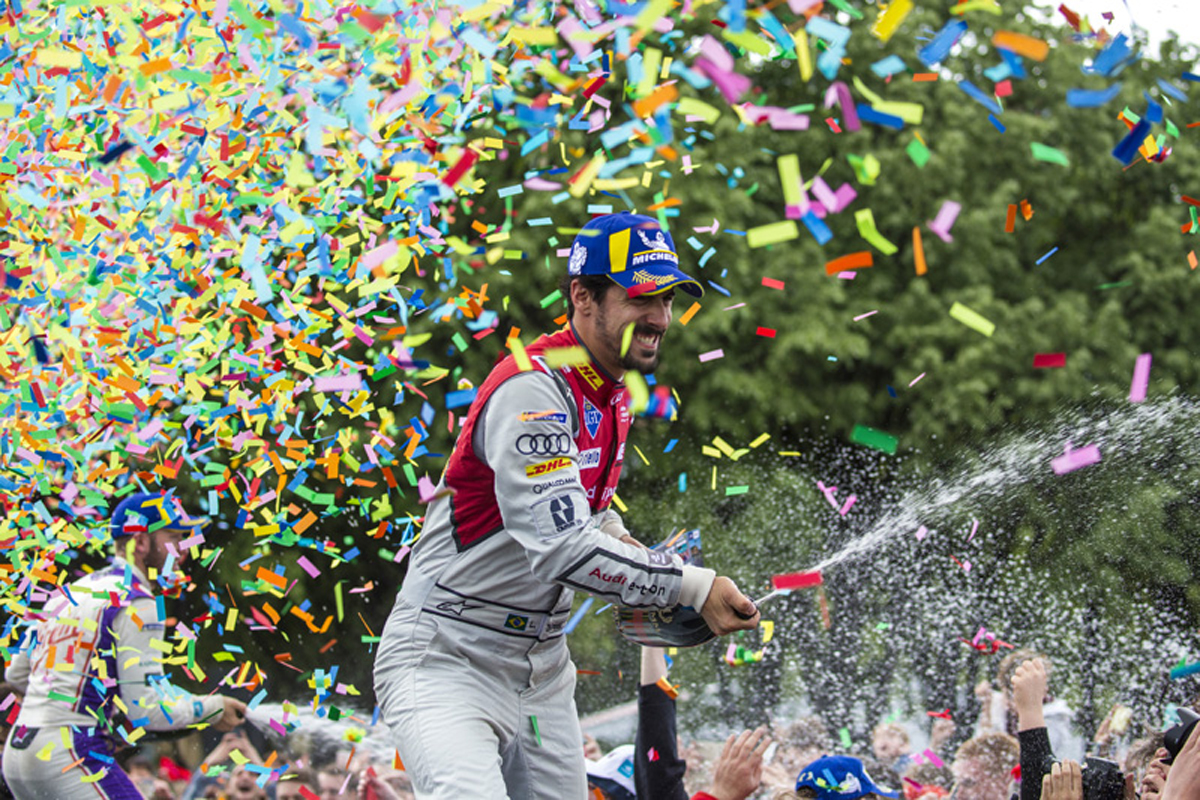 【フォーミュラE】 アウディ:ディ・グラッシが3戦連続2位表彰台