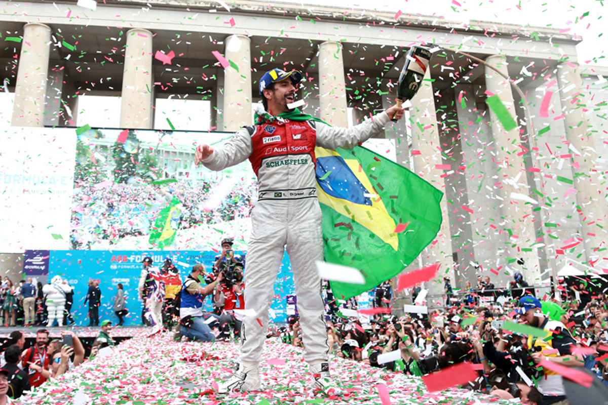 【フォーミュラE】 アウディ:ディ・グラッシが2戦連続2位表彰台