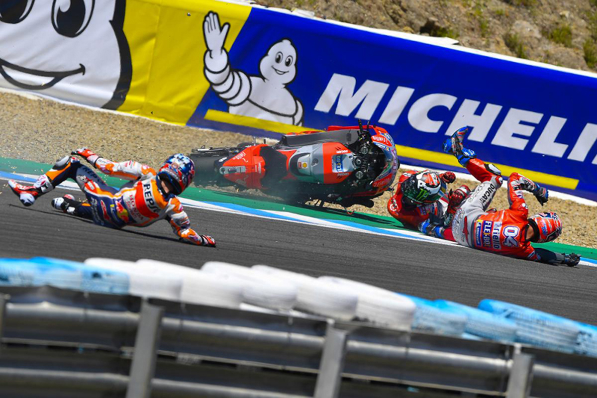 【MotoGP】 2位争いの三つ巴クラッシュリタイア：各ライダーの見解