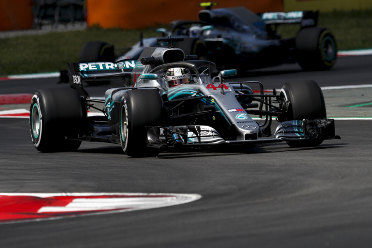 F1スペインGP フリー走行3回目:ルイス・ハミルトンがトップタイム