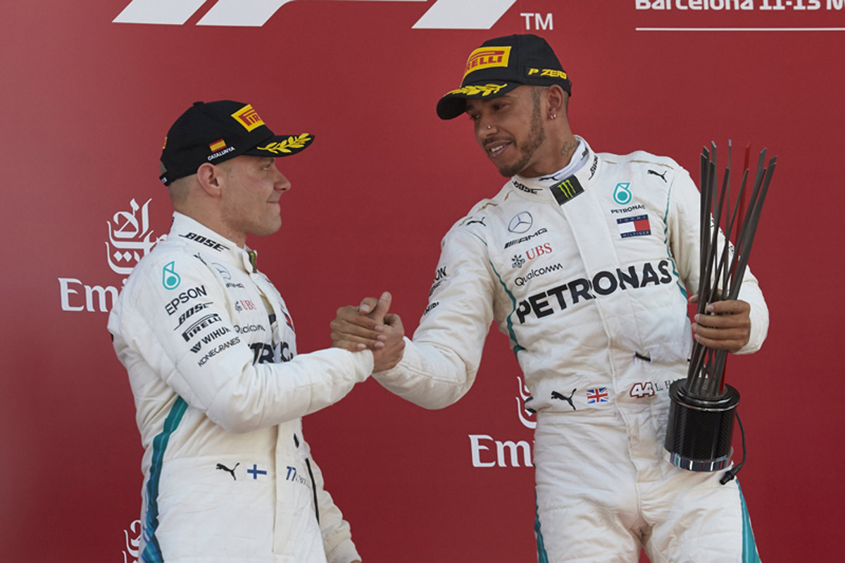 メルセデス：ハミルトン優勝で今季初の1-2フィニッシュ / F1スペインGP