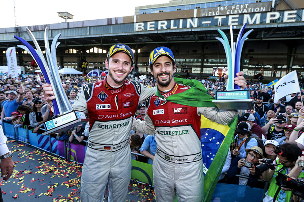 【フォーミュラE】 アウディ、ホームレースのベルリンで1-2フィニッシュ