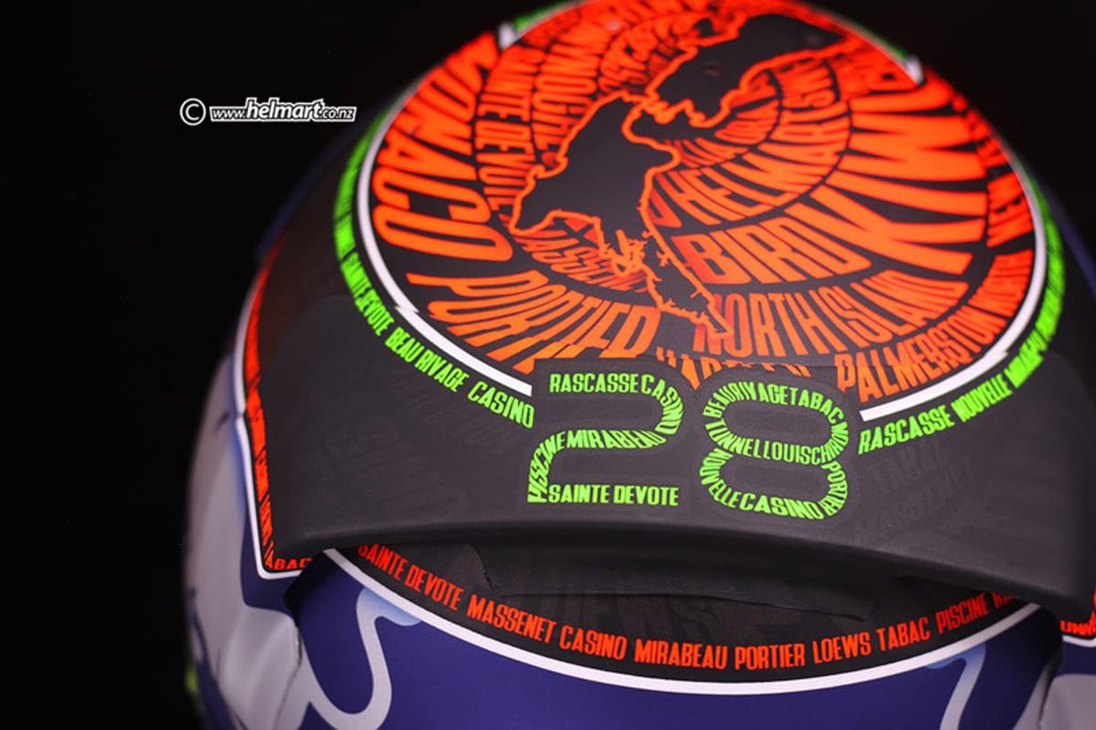 ブレンドン・ハートレー、F1モナコGPにスペシャルヘルメットを用意