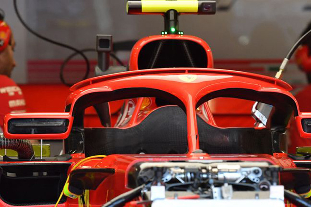 フェラーリ、F1モナコGPに改良版“ヘイローミラー”を投入