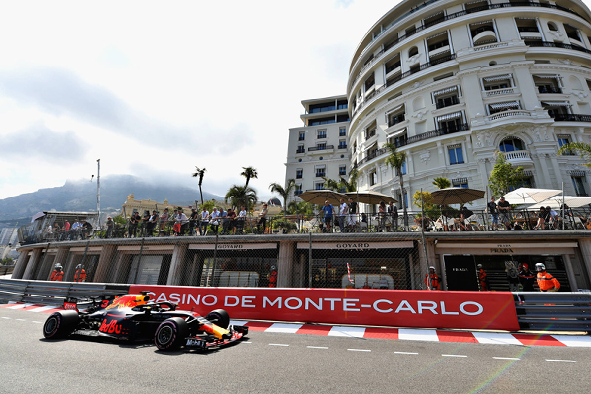 F1モナコGP フリー走行2回目:ダニエル・リカルドが最速タイム