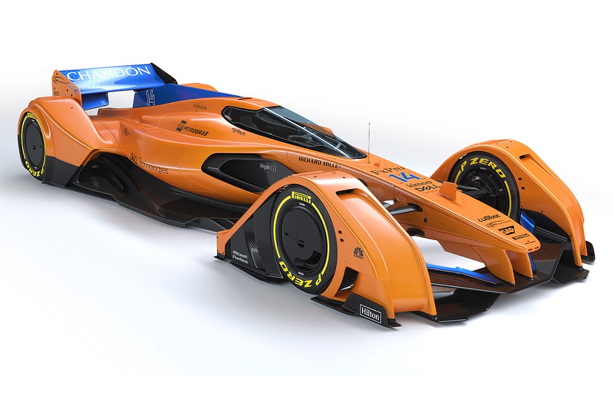 マクラーレン、未来のF1コンセプトカー『McLaren X2』を公開
