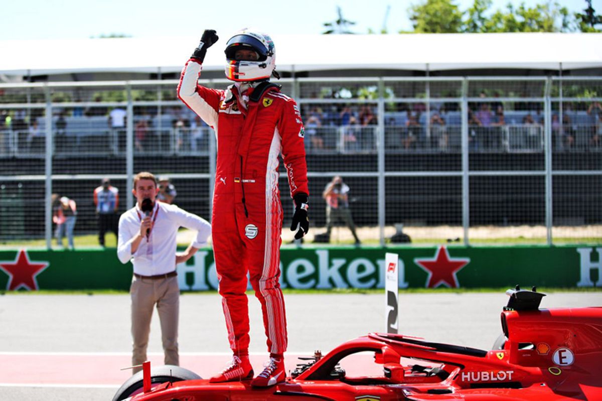フェラーリ：ベッテルが今季4度目のポール / F1カナダGP 予選