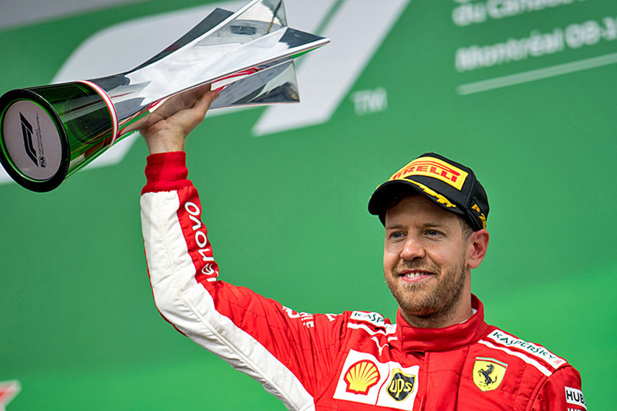 フェラーリ：セバスチャン・ベッテルが通算50勝目 / F1カナダGP
