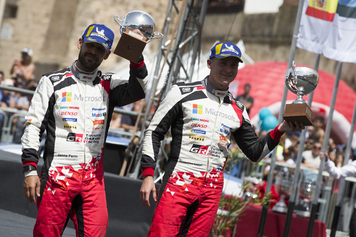 【WRC】 トヨタ：ラッピが総合3位で今季初の表彰台 / ラリー・イタリア