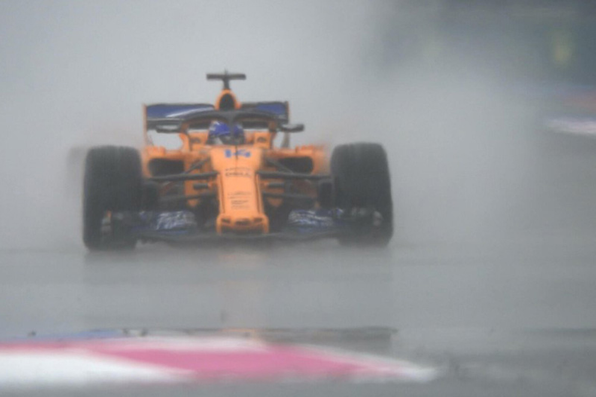 F1フランスGP フリー走行3回目：降雨により各チームが走行を見送る