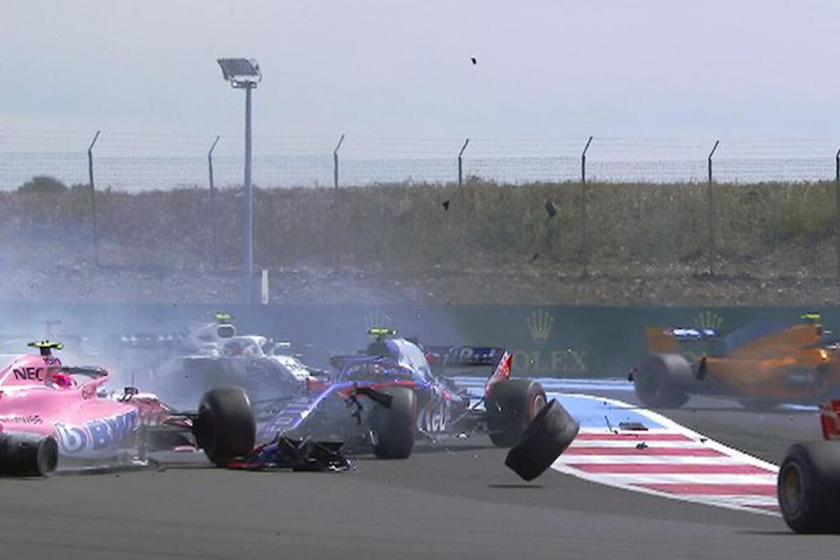 【動画】 ピエール・ガスリー、接触により0周リタイア / F1フランスGP