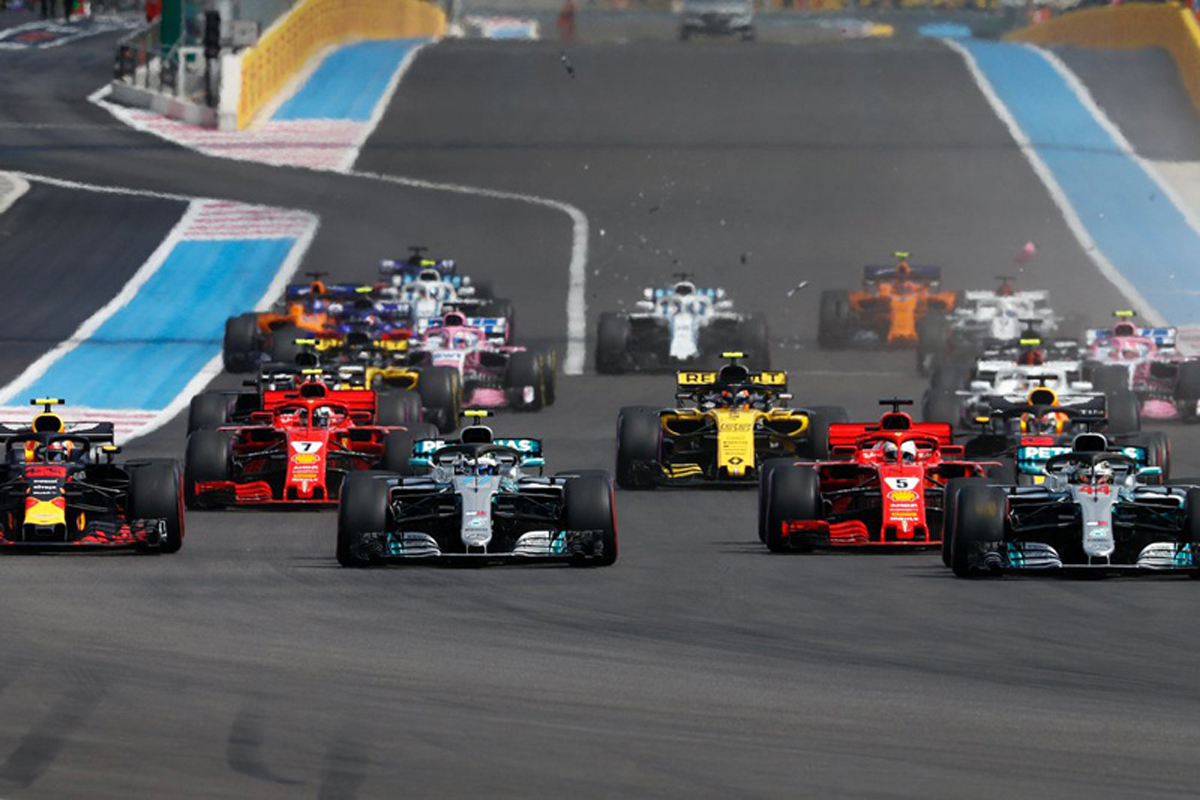 F1フランスGP 決勝：ルイス・ハミルトンがポール・トゥ・ウィンで圧勝