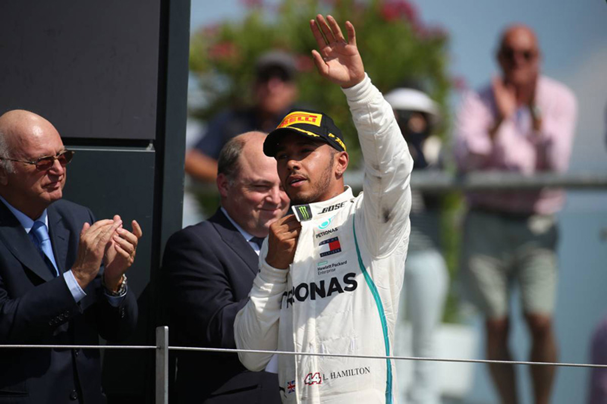 メルセデス:ルイス・ハミルトン、失意の2位表彰台 / F1イギリスGP