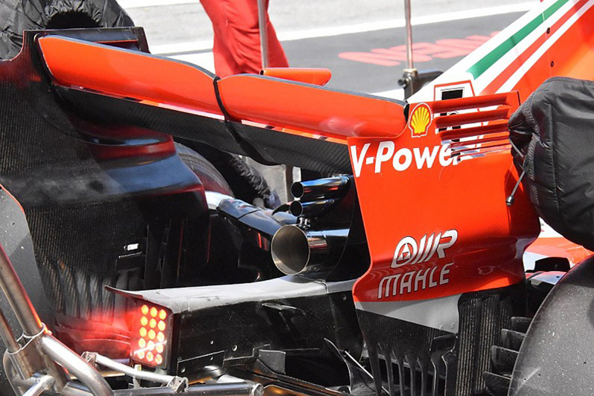 フェラーリ、新型エキゾーストシステムをトライアル / F1ドイツGP