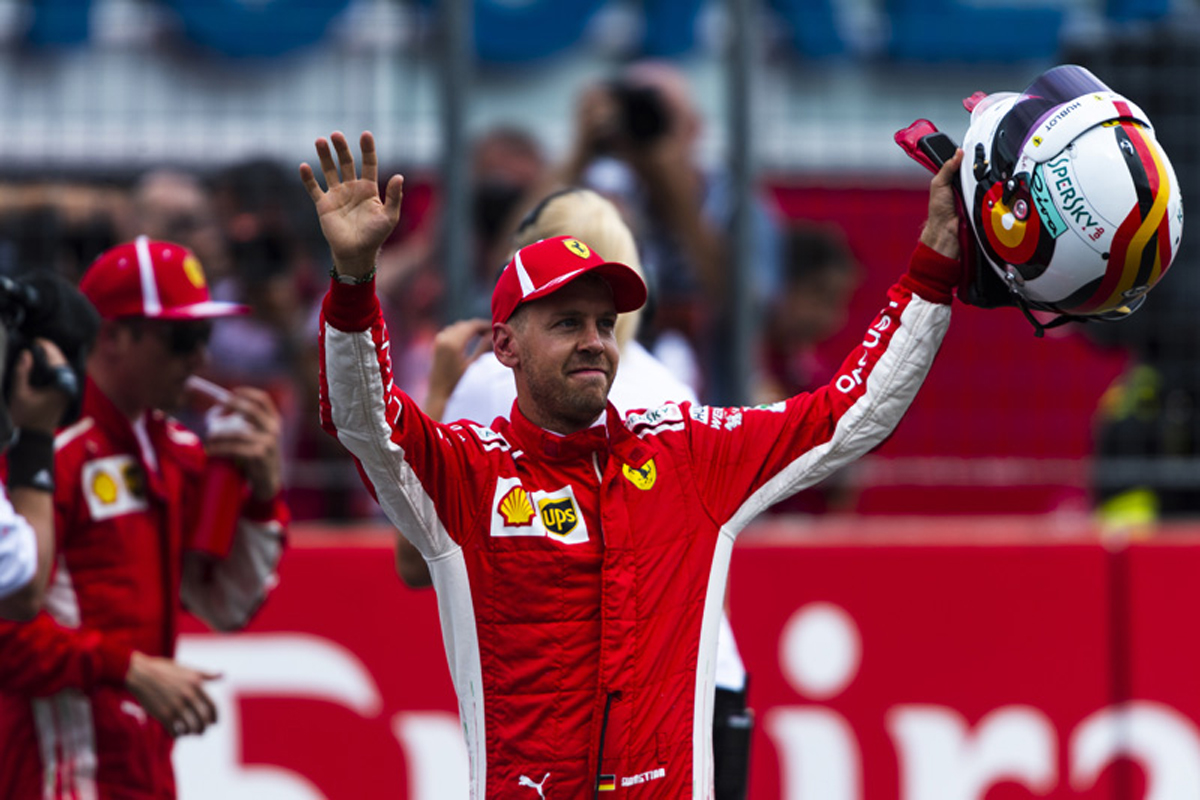 フェラーリ：ベッテルが母国で今季5度目のポール / F1ドイツGP 予選