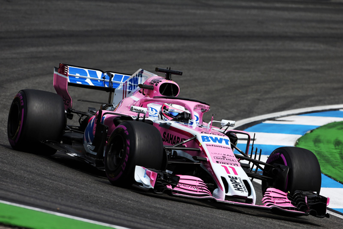 フォース・インディア:セルジオ・ペレスが10番手 / F1ドイツGP 予選