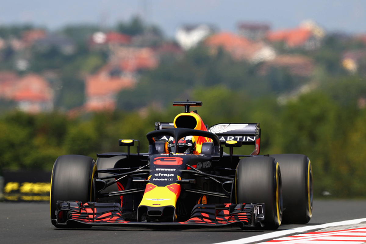 F1ハンガリーGP フリー走行1回目:ダニエル・リカルドがトップタイム