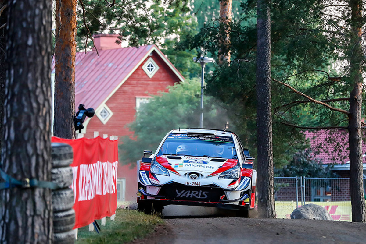WRC 第8戦 ラリー・フィンランド | トヨタのオット・タナックが初日首位