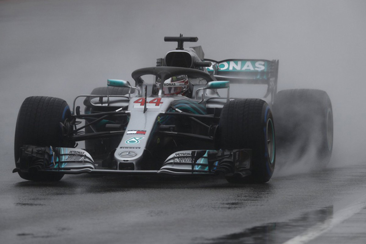 F1ハンガリーGP 予選:波乱の雨でルイス・ハミルトンがPP獲得