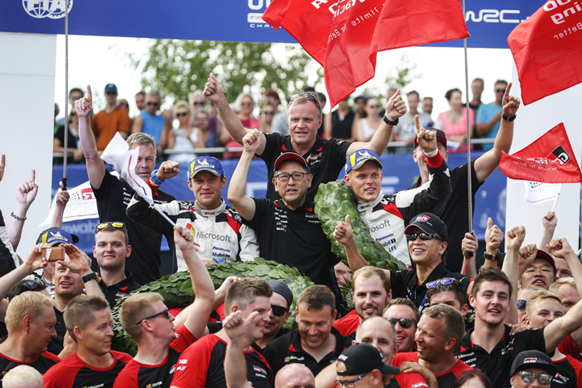 WRC ラリー・フィンランド | トヨタのオット・タナックが今季2勝目!