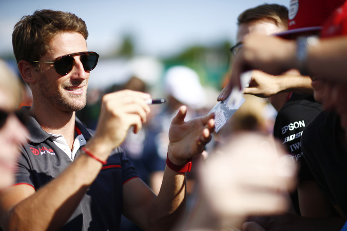 ハースF1チーム、ロマン・グロージャンの去就に口を濁す