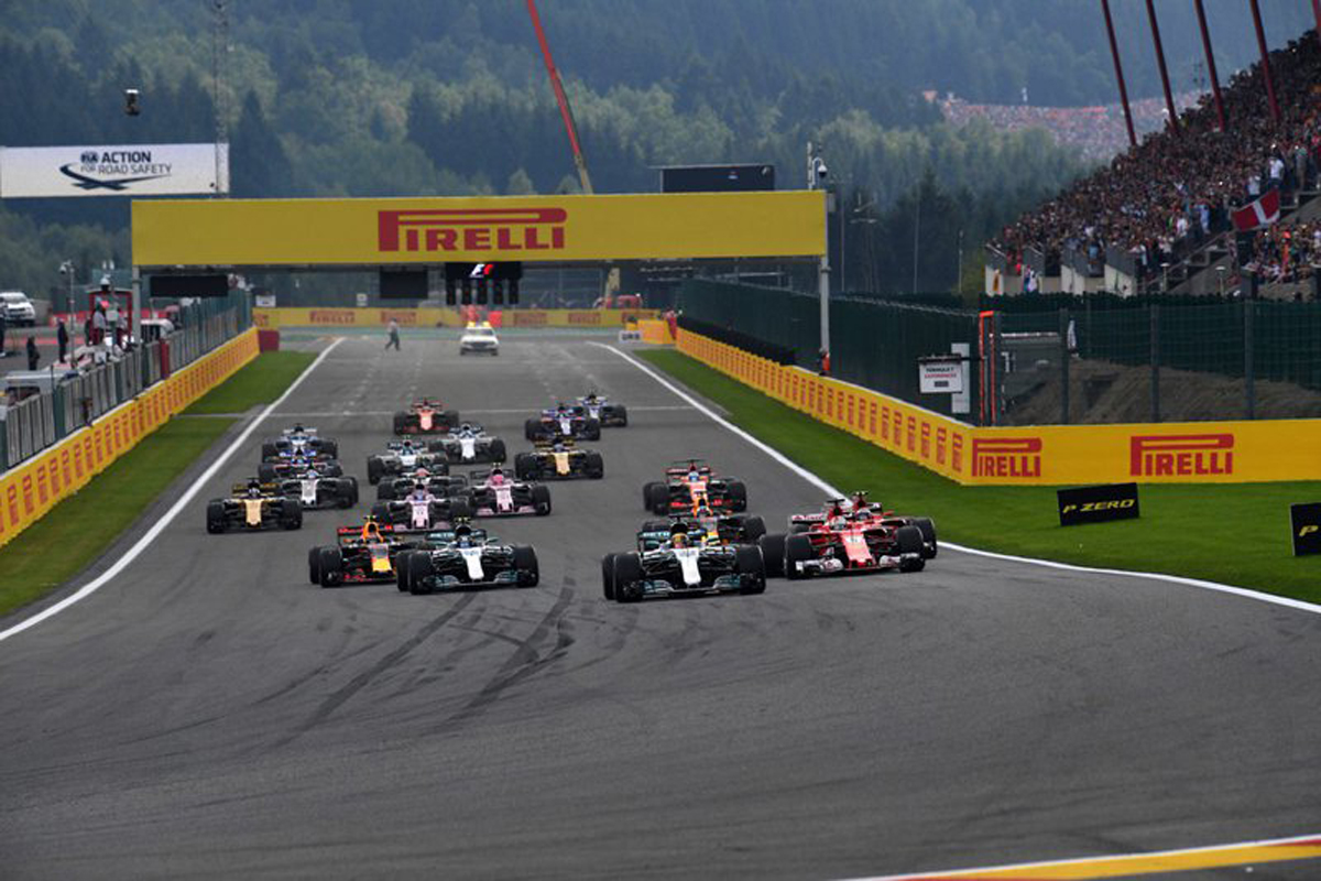 2018年 F1ベルギーGP テレビ放送時間&タイムスケジュール