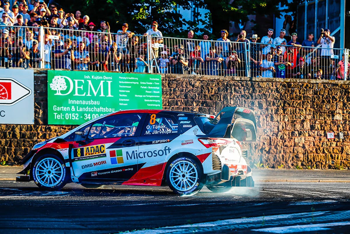 WRC 第9戦 ラリー・ドイチェランド 初日 | トヨタのタナックが総合1位