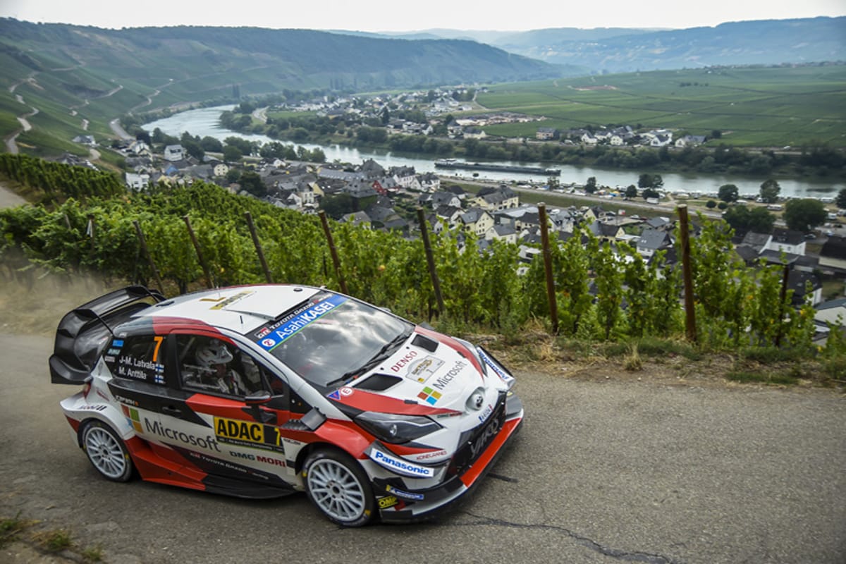 WRC 第9戦 ラリー・ドイチェランド 2日目 | トヨタのタナックが首位堅持