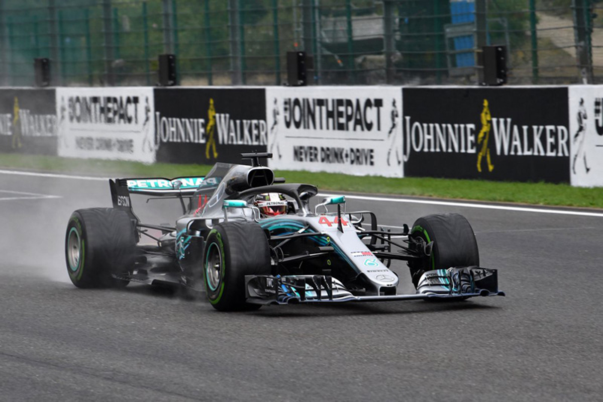F1ベルギーGP 予選 | 雨の混乱のなかルイス・ハミルトンがPP獲得