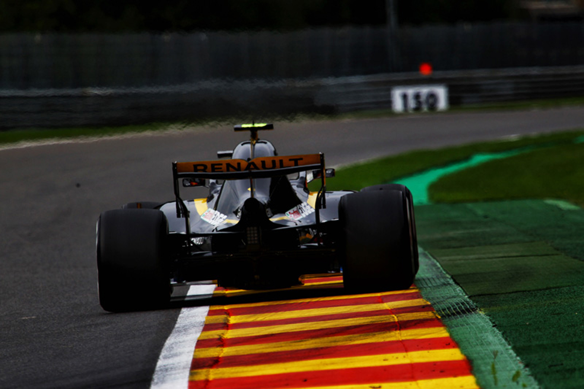 ルノーF1：厳しい状況もポイントは諦めず / F1ベルギーGP 予選